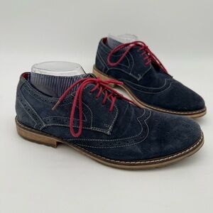 Ben Sherman Blue Leather Oxford Size 7.5